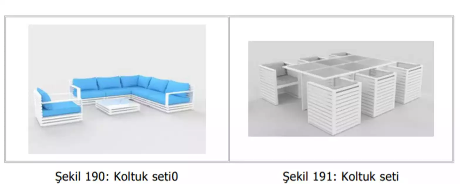 örnek mobilya set tasarım başvuruları-İzmir Patent